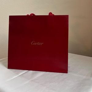 Cartier paper shopping gift bag